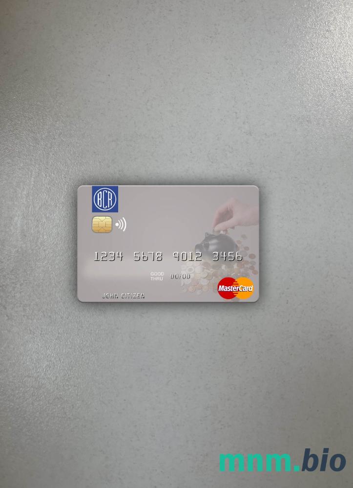 El Salvador Banco Central de Reserva de El Salvador wygląd zdjęcia mastercard skan PSD + zdjęcie